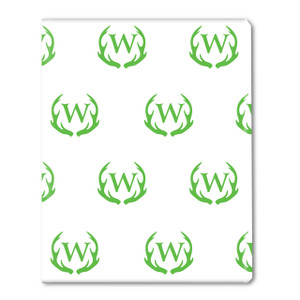 Antler Monogram Gift Wrap Antler Monogram Gift Wrap