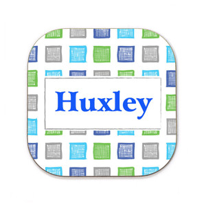 Med Blue Color Cubes Coaster Med Blue Color Cubes Coaster