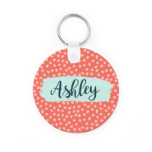 Coral Confetti Key Chain Coral Confetti Key Chain