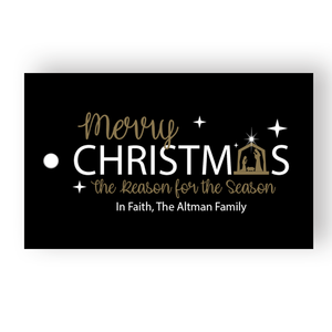 Reason For the Season Black Gift Tags - Set of 41 Reason For the Season Black Gift Tags - Set of 41