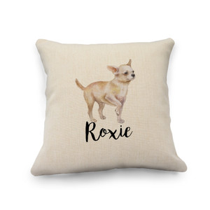 Chihuahua Natural Pillow Cover