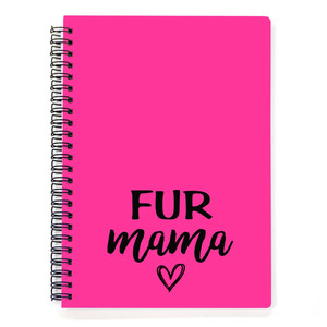Fur Heart Spiral Notebook