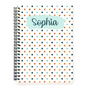 Pollie Dots Spiral Notebook