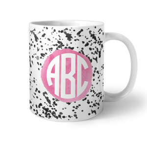 Speckled Black Coffee Mug