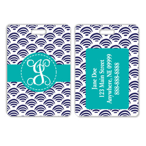 Scallops Luggage Tag