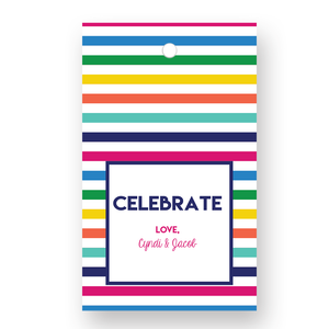 Fun Stripes Gift Tag Set Fun Stripes Gift Tag Set