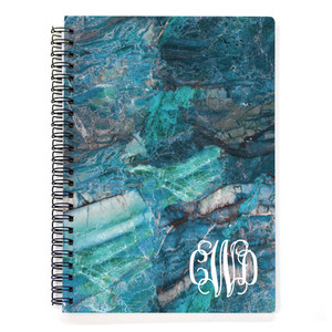 Sienna Marble Spiral Notebook