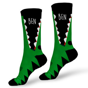 Dino-Bite Personalized Socks