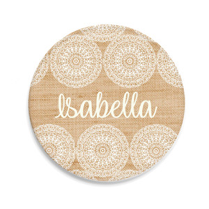 Linen Mandalas Sandstone Coaster Linen Mandalas Sandstone Coaster