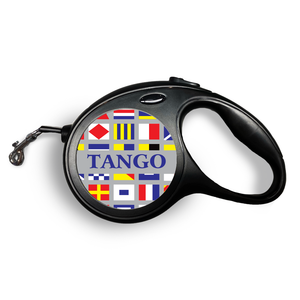 Nautical Flags Retractable Pet Leash