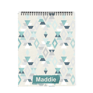 Turquoise Aztec Sketchbook Turquoise Aztec Sketchbook