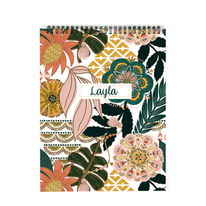 Boho Floral Sketchbook Boho Floral Sketchbook