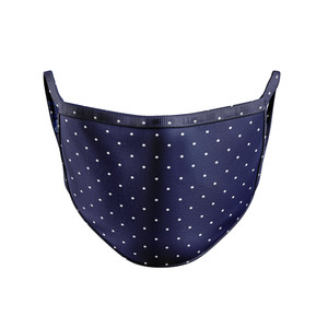 Navy Mini Dots Large Face Mask Navy Mini Dots Large Face Mask