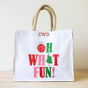 Oh What Fun Tote - Personalized Oh What Fun Tote - Personalized