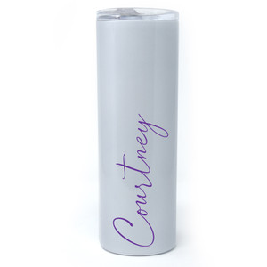 Modern Calligraphy Slim Tumbler 20 oz. Modern Calligraphy Slim Tumbler 20 oz.