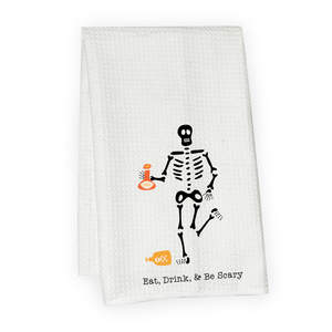 Eat Drink & Be Scary Microfiber Hand Towel Eat Drink & Be Scary Microfiber Hand Towel