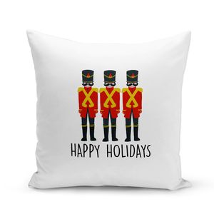 Toy Soldiers White Pillow Cover