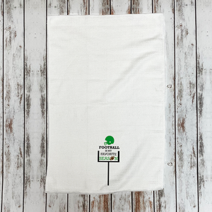 My Fav Season is Football Microfiber Hand Towel My Fav Season is Football Microfiber Hand Towel