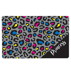 Neon Leopard Pet Mat