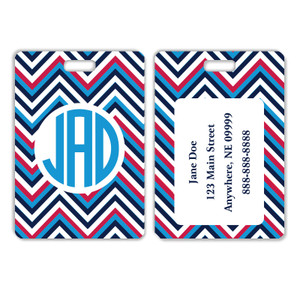 Multi Zig-Zag Luggage Tag