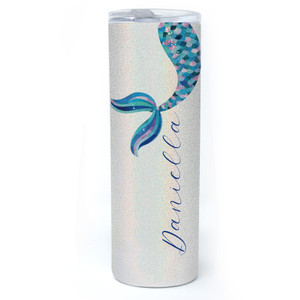 Blue Mermaid Shimmer Tumbler 20 oz. Blue Mermaid Shimmer Tumbler 20 oz.