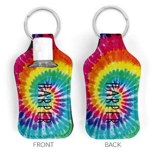 Tie-Dye Neoprene Bottle Sleeve Key Chain - Small