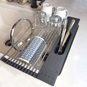 Silicone & Stainless Drying Rack Silicone & Stainless Drying Rack