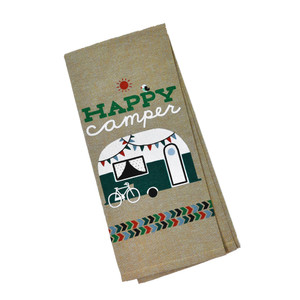 Happy Camper Hand Towel Happy Camper Hand Towel