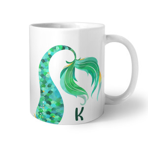 Green Mermaid Tail Coffee mug