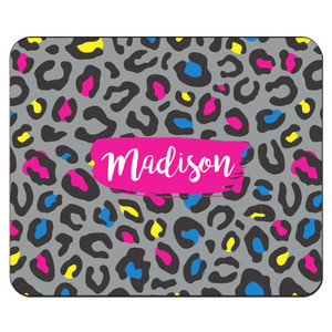 Neon Leopard Mouse Pad Neon Leopard Mouse Pad