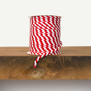 Red & White Twisted Rope - NEW