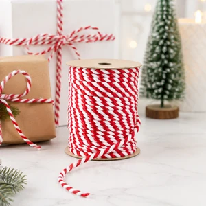 Red & White Twisted Rope