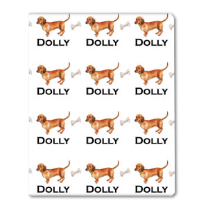 Watercolor Dachshund Personalized Gift Wrap