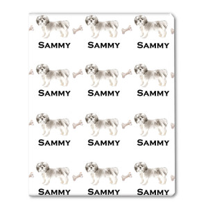 Watercolor Shih Tzu Personalized Gift Wrap