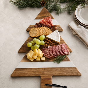 Acacia & Stone Tree Serving Board