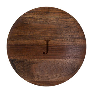 Acacia Wood Charger - Engraved Timeltr