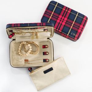 North Plaid Rectangular Organizer -  Stamped