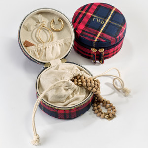North Plaid Round Organizer - Stamped North Plaid Round Organizer - Stamped