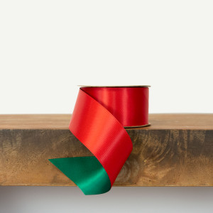 Red Green Reversible Ribbon