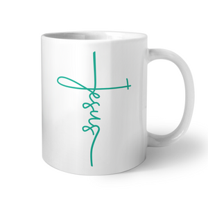 Jesus Cross Coffee Mug Jesus Cross Coffee Mug