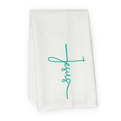 Jesus Cross Microfiber Hand Towel
