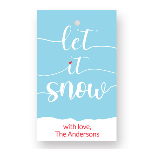 Let is Snow Gift Tag Set