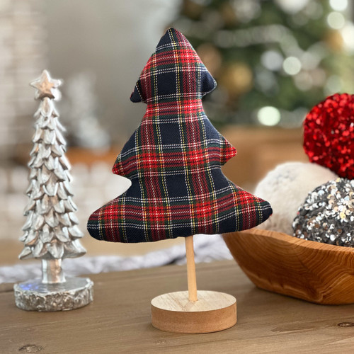 Plaid Fabric Tree