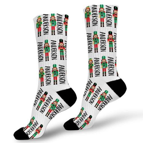 Nutty Nutcracker Personalized Socks