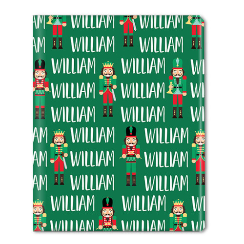 Nutty Nutcrackers Personalized Gift Wrap