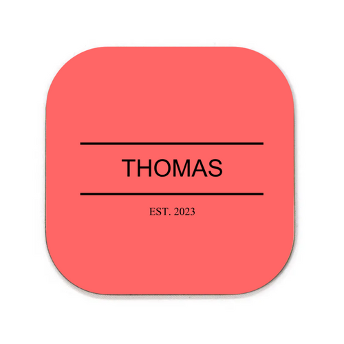Latolines Square Coaster