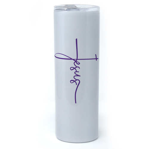 Jesus Cross Slim Tumbler 20 oz.