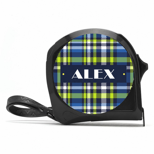 Dillon Plaid Tape Measure