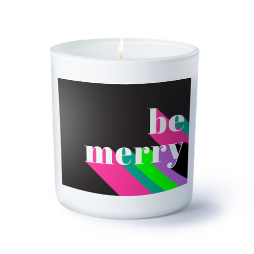 Be Merry Candle - Personalized