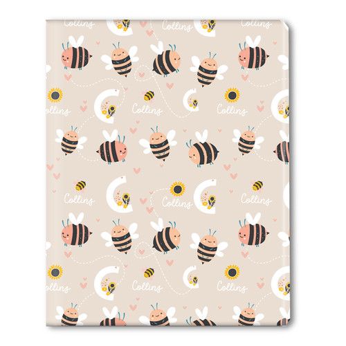 Sweet Bees Personalized Gift Wrap